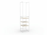 Delani Open Wardrobe with Shelves
