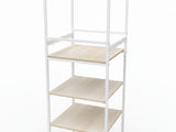 Delani Open Wardrobe with Shelves