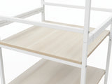 Delani Open Wardrobe with Shelves