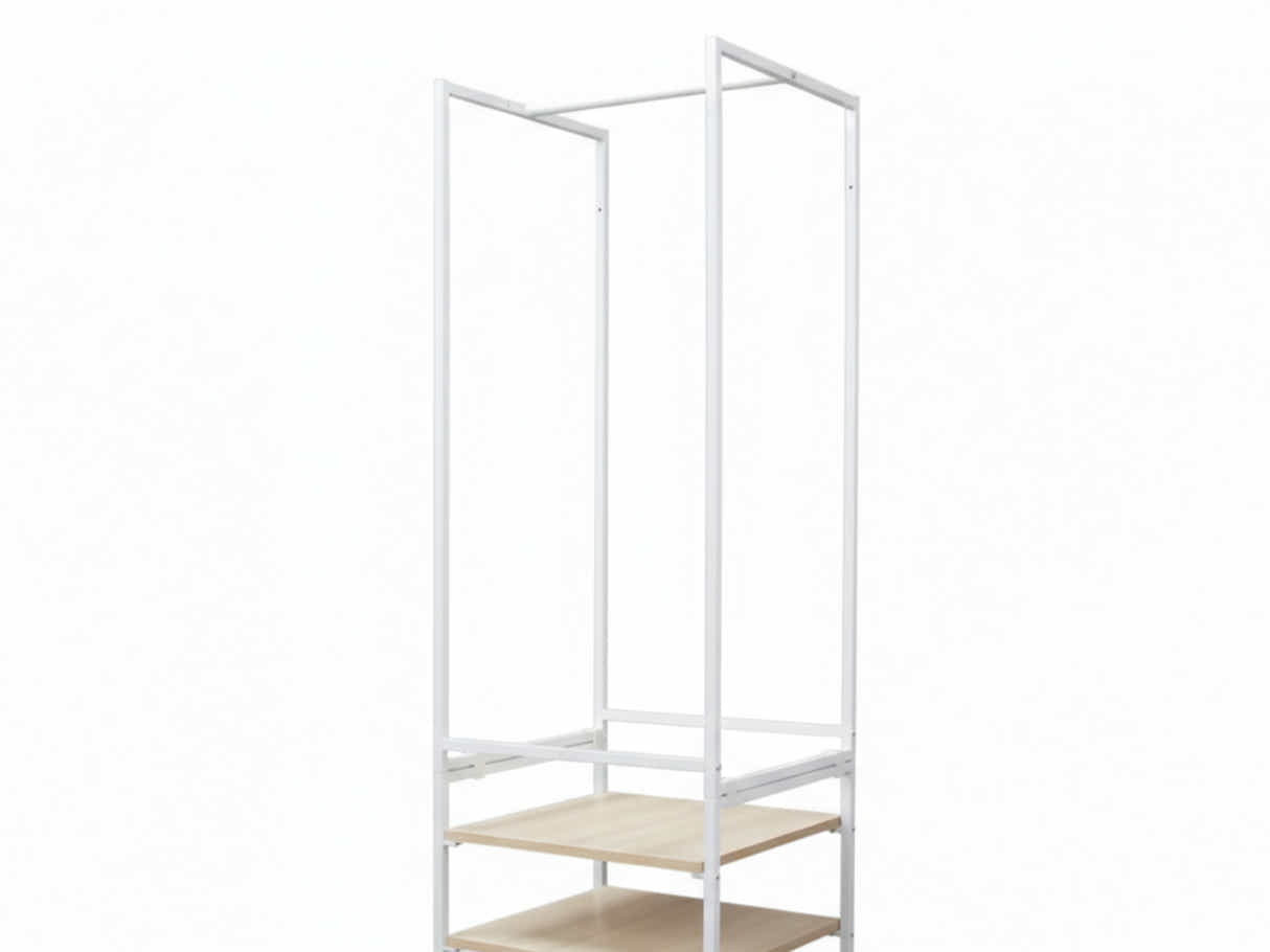 Delani Open Wardrobe with Shelves