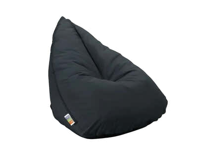 Outdoor Triangle Foam Bag Chair - Black