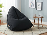 Outdoor Triangle Foam Bag Chair - Black