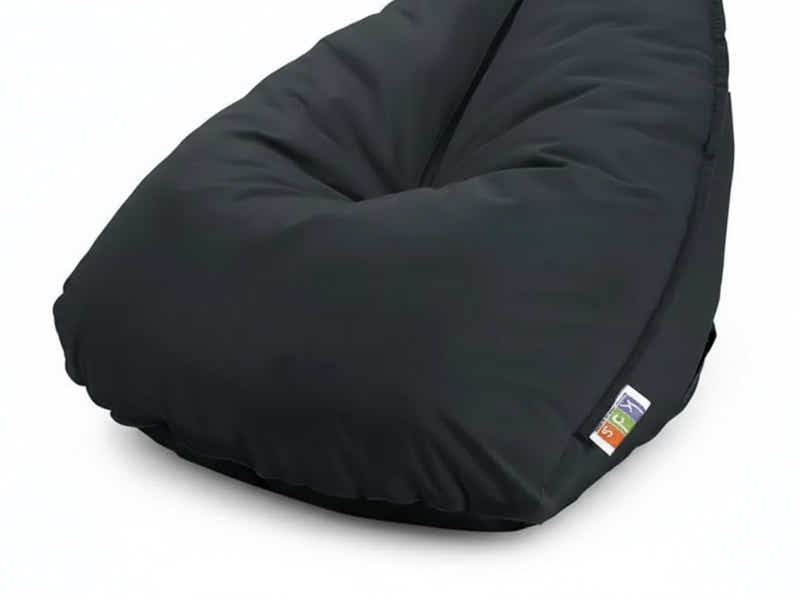 Outdoor Triangle Foam Bag Chair - Black