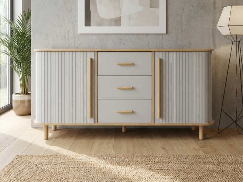 Marama Tambour Buffet Table - 140 cm