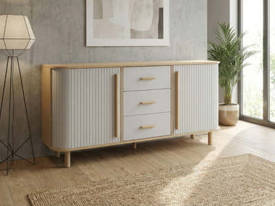 Marama Tambour Buffet Table - 140 cm