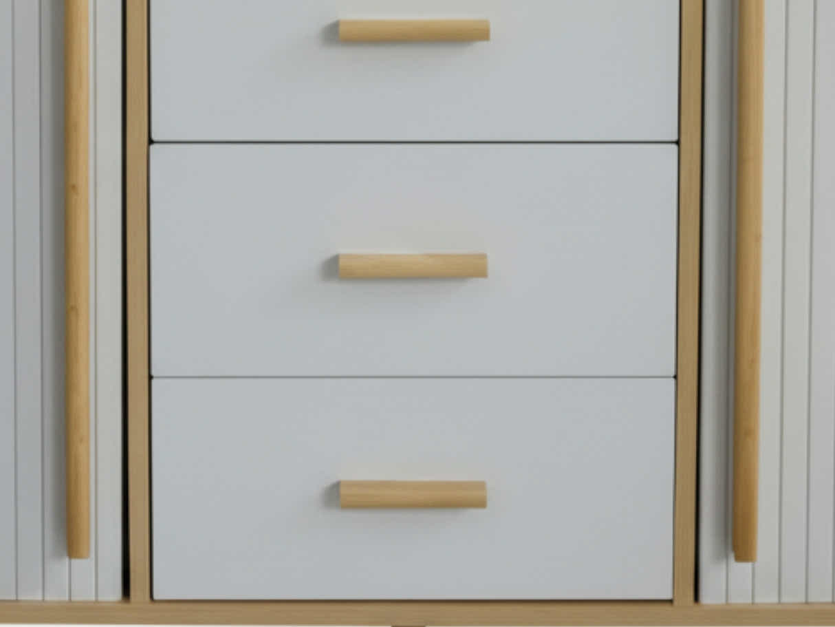 Marama Tambour Buffet Table - 140 cm