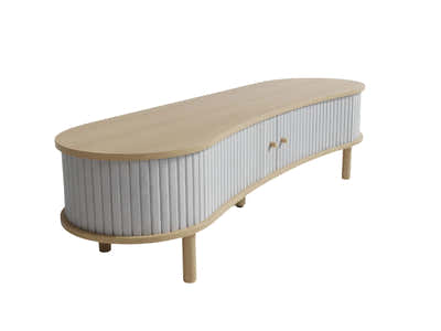 Ayla Tambour Entertainment Unit - 140 cm