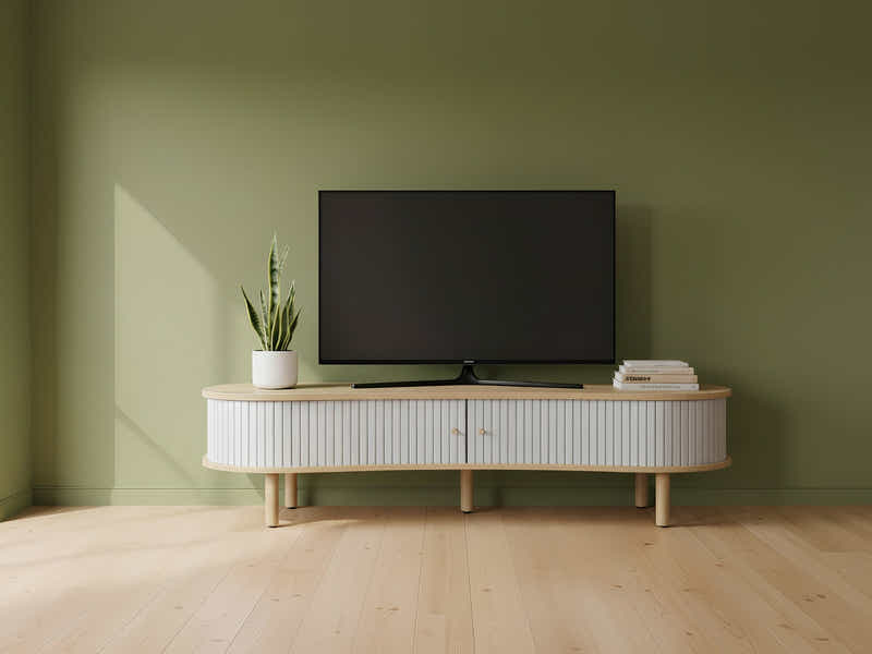Ayla Tambour Entertainment Unit - 140 cm