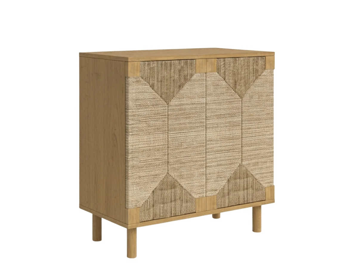 Natus Braided 2-Door Cabinet - 80 cm