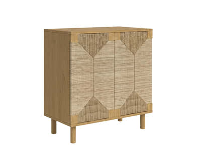 Natus Braided 2-Door Cabinet - 80 cm