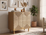 Natus Braided 2-Door Cabinet - 80 cm