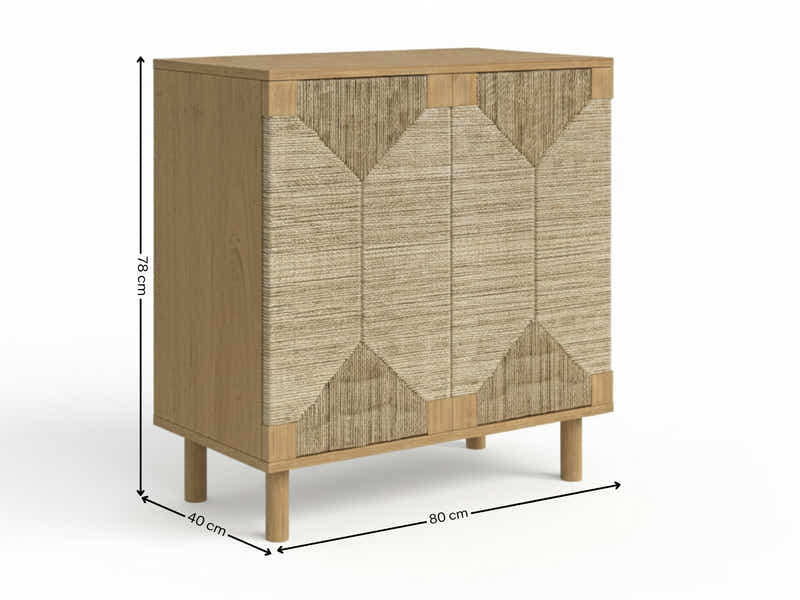 Natus Braided 2 Door Cabinet