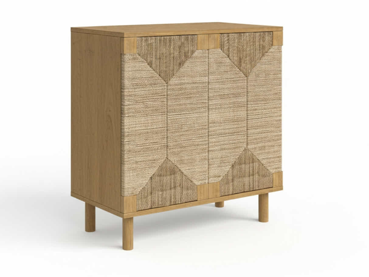 Natus Braided 2-Door Cabinet - 80 cm
