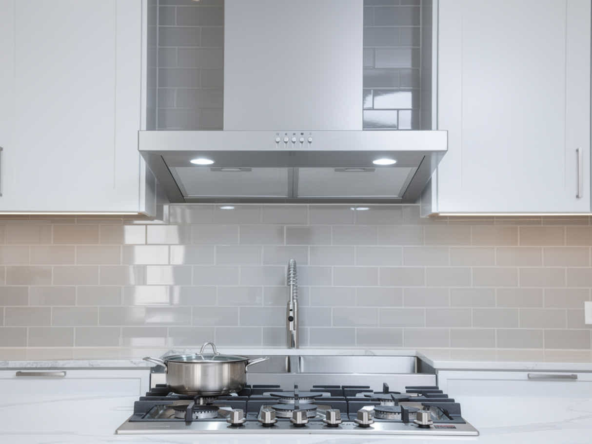 Midea 60 cm T-Shape Rangehood Silver