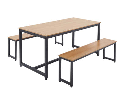 3-Piece Wooden Dining Set