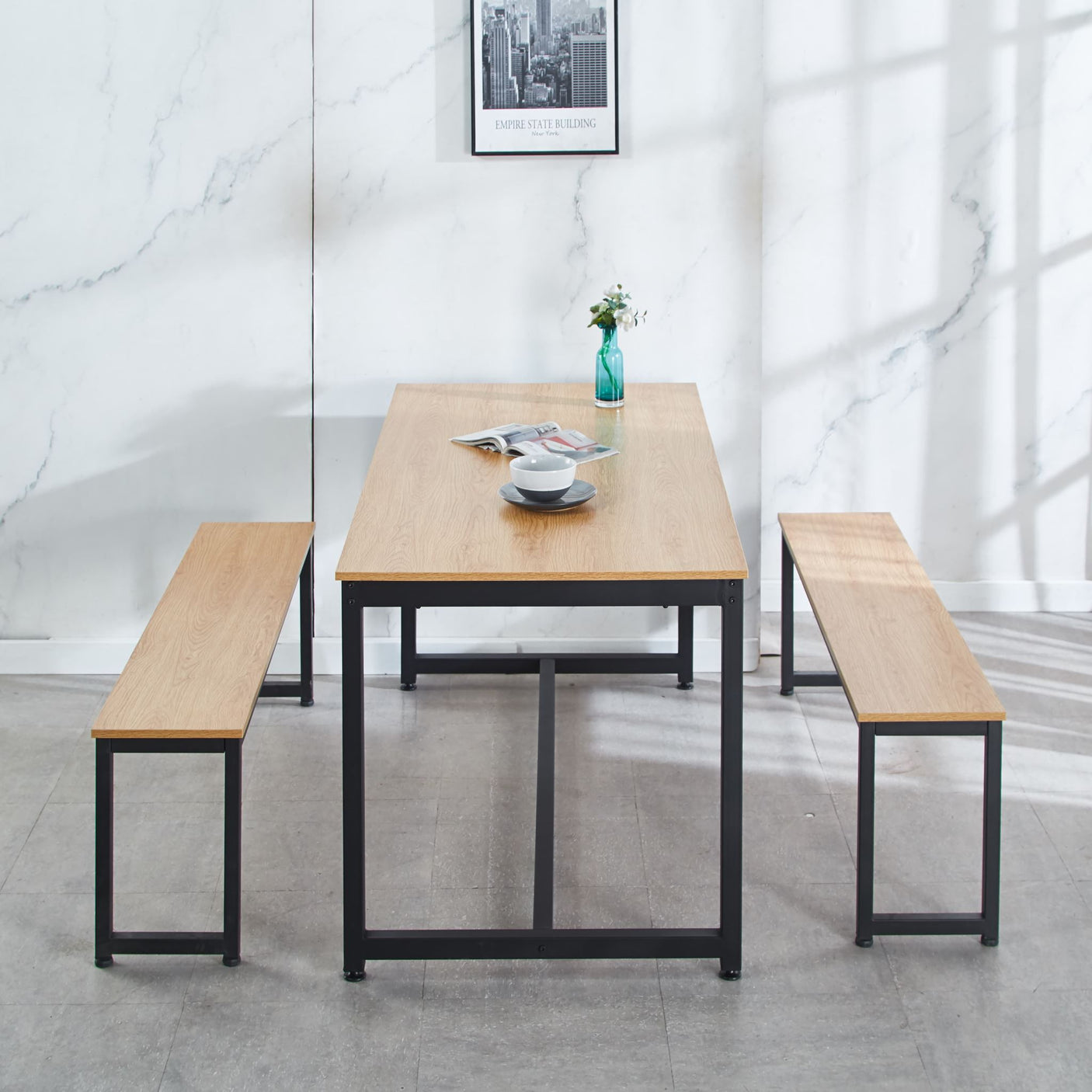 DS Dining Table + 2x Dining Bench