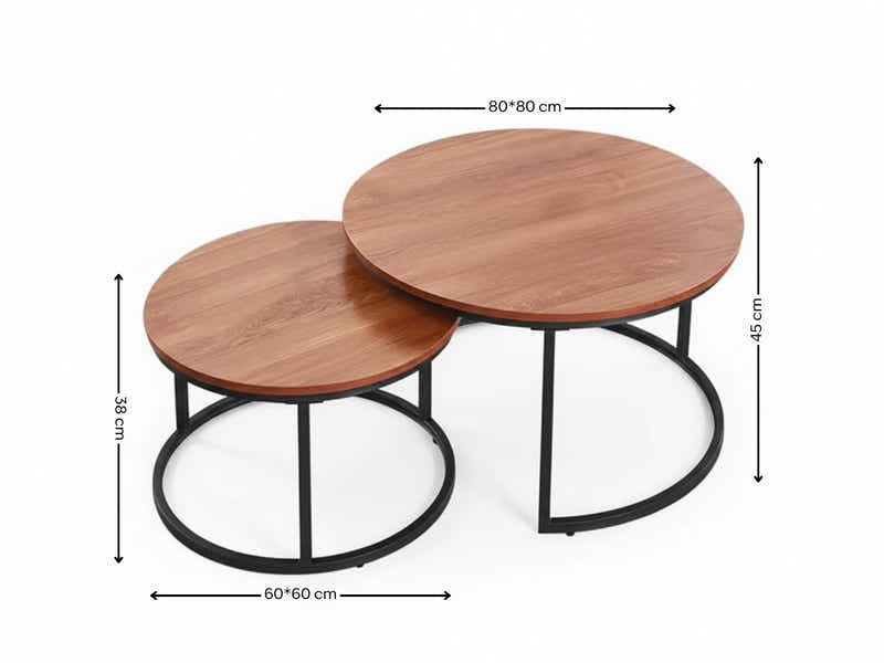 Nesting Coffee Table Set - Walnut