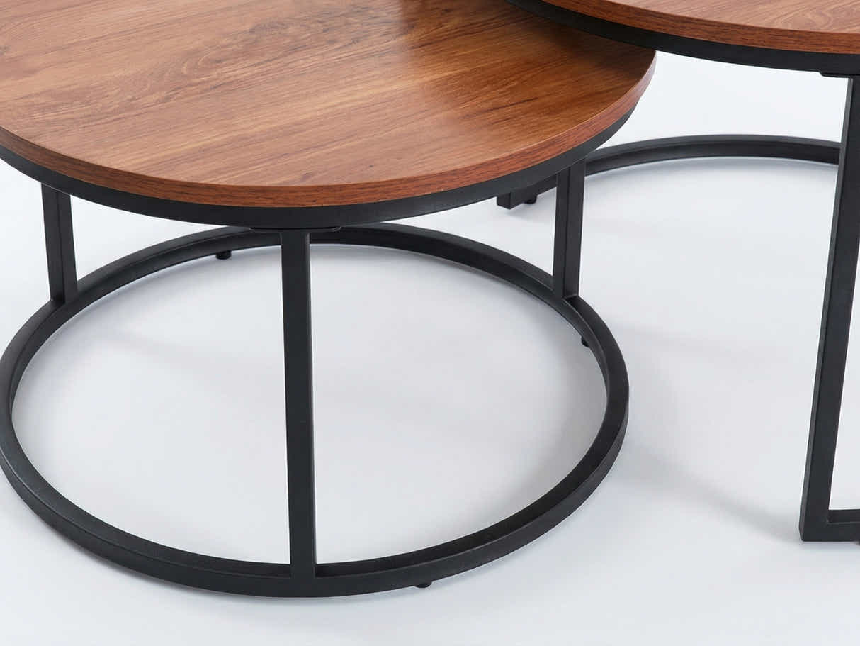 Nesting Coffee Table Set - Walnut