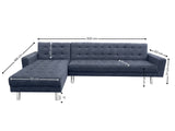 Klika Linen Sofa Bed - Grey