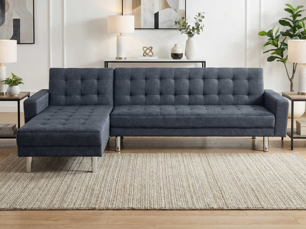 Klika Linen Sofa Bed - Grey