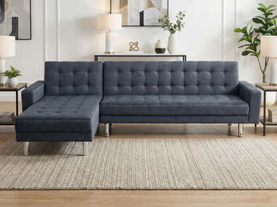 Klika Linen Sofa Bed - Grey