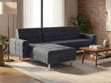 Klika Linen Sofa Bed - Grey