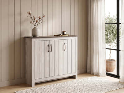 Lennart 3-Door Shoe Cabinet