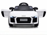 Kids Ride On Car Licenced Audi R8 - White