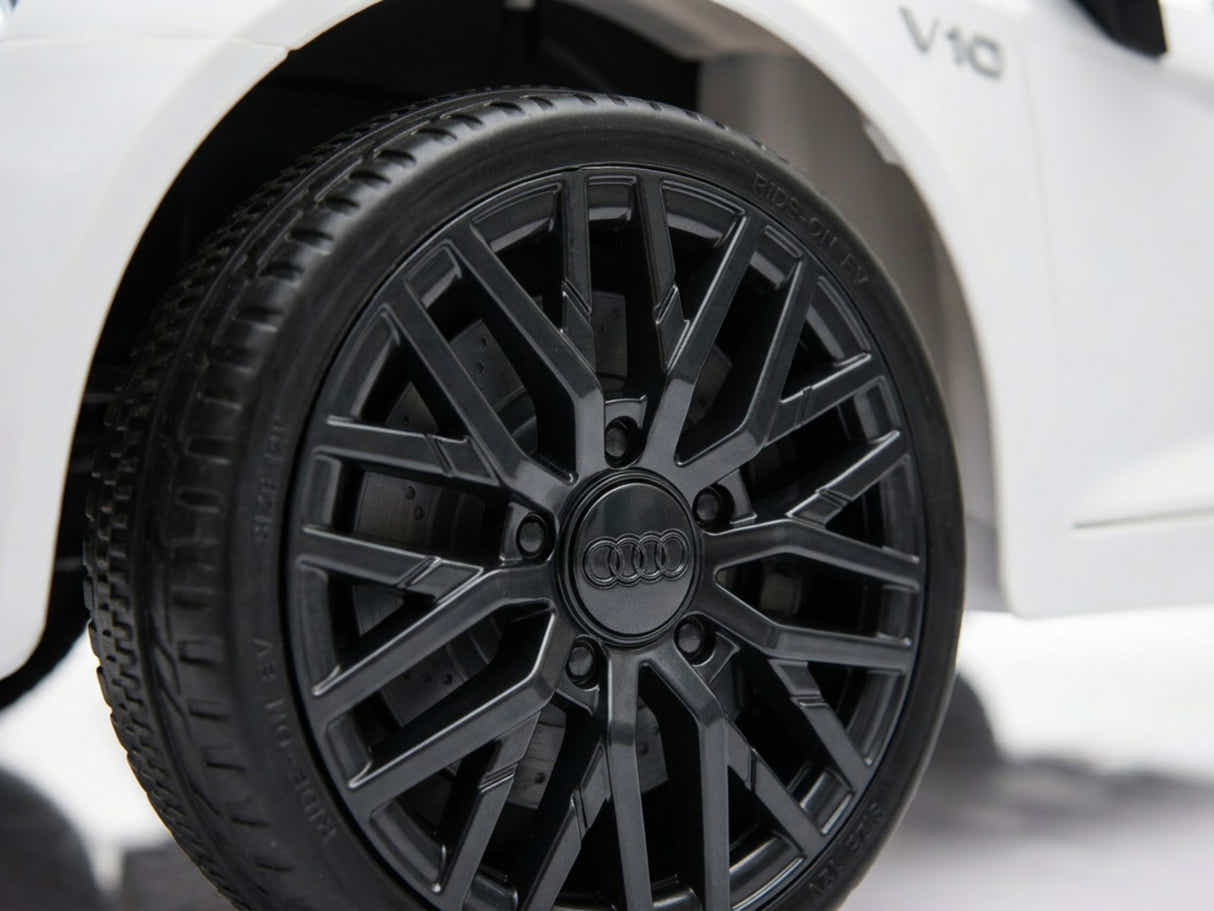 Kids Ride On Car Licenced Audi R8 - White