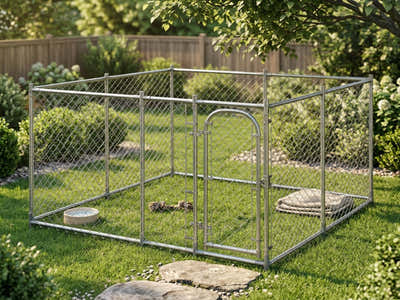 Dog Run - 4m x 4m x 1.8m