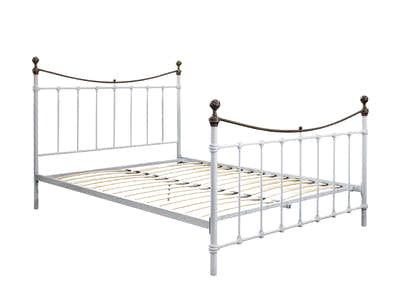 Victorian High Metal Bed Frame – King