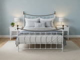 Victorian High Metal Bed Frame – King