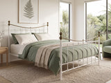 Victorian High Metal Bed Frame – King