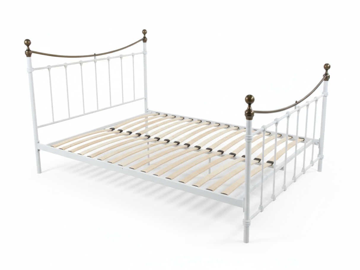 Victorian High Metal Bed Frame – King