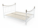 Victorian High Metal Bed Frame – King
