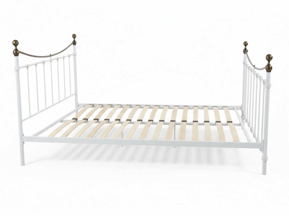 Victorian High Metal Bed Frame – King