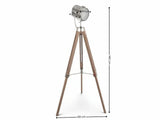 Flack Tripod Floor Lamp - Antique Ash
