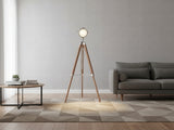 Flack Tripod Floor Lamp - Antique Ash