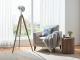 Flack Tripod Floor Lamp - Antique Ash