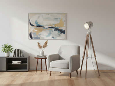 Flack Tripod Floor Lamp - Antique Ash