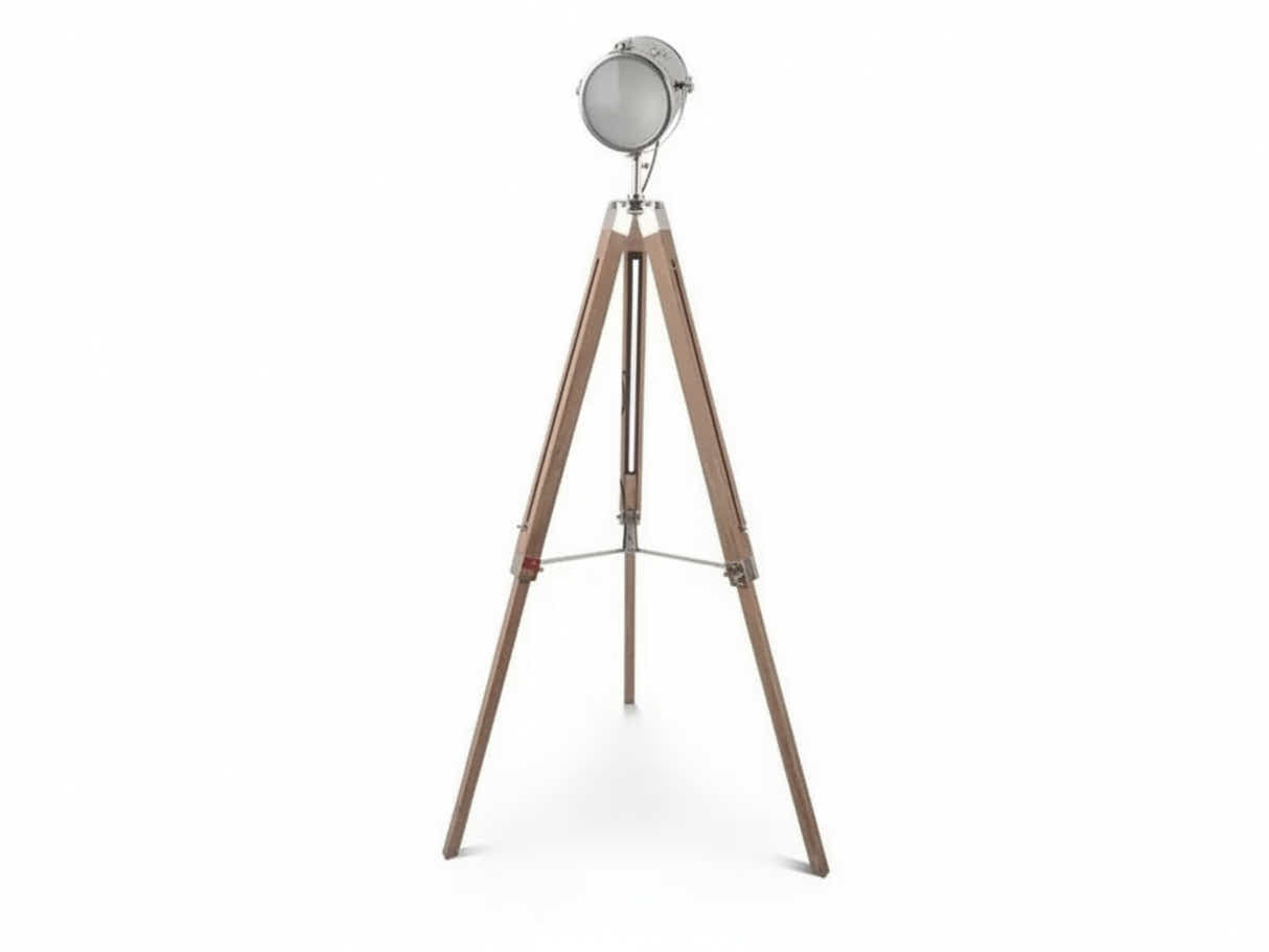 Flack Tripod Floor Lamp - Antique Ash