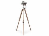 Flack Tripod Floor Lamp - Antique Ash