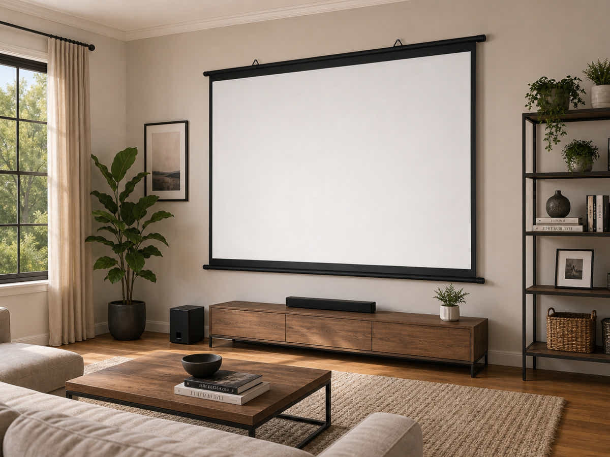 100 Inches Wall Mount Projector Screen