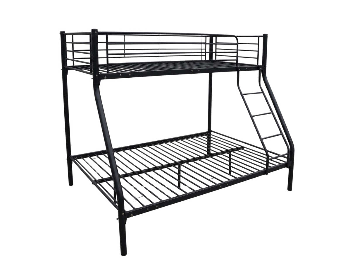 DS Metal Triple Bunk Bed - Black