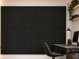 Pyramid Acoustic Foam Panels 50 × 50cm – 12 Pack