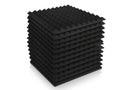 Pyramid Acoustic Foam Panels 50 × 50cm – 12 Pack