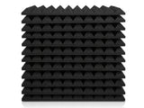 Pyramid Acoustic Foam Panels 50 × 50cm – 12 Pack