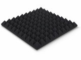 Pyramid Acoustic Foam Panels 50 × 50cm – 12 Pack