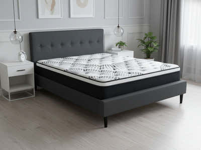Novo Bed Frame & Euro Top Mattress J32 - Double