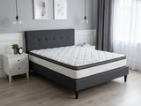 Novo Bed Frame & Euro Top Memory Foam Mattress GEL30 - Double